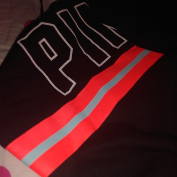 PINK Victoria's Secret Tops - **SOLD ON Ⓜ️**M Neon Hoodie
